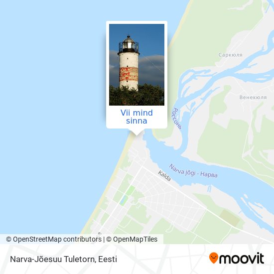 Narva-Jõesuu Tuletorn kaart