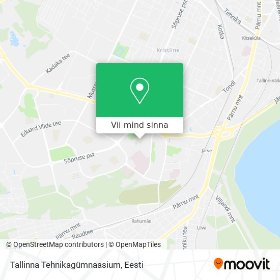 Tallinna Tehnikagümnaasium kaart