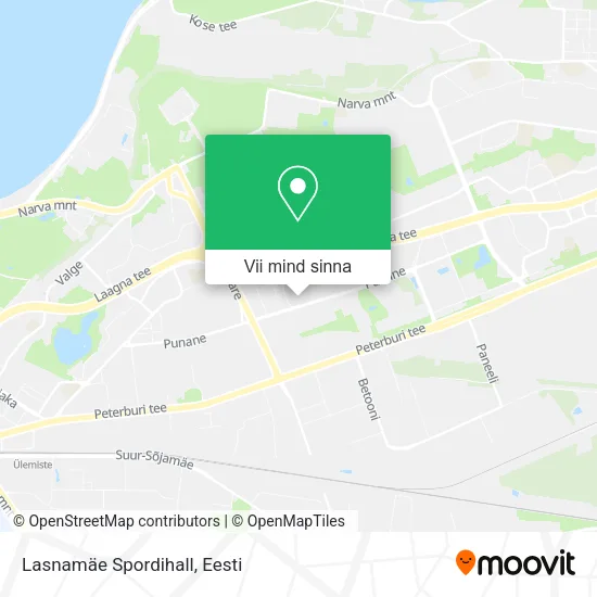 Lasnamäe Spordihall kaart