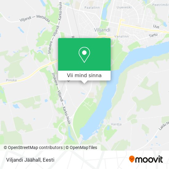 Viljandi Jäähall kaart