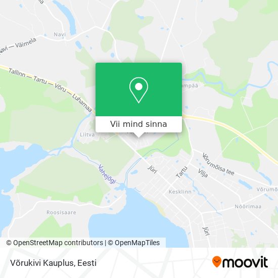 Võrukivi Kauplus kaart