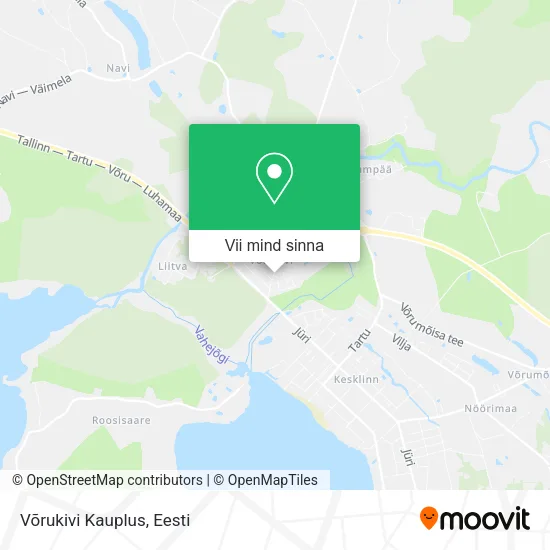 Võrukivi Kauplus kaart