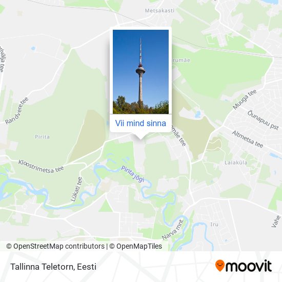 Tallinna Teletorn kaart