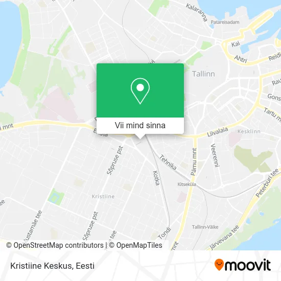 Kristiine Keskus kaart