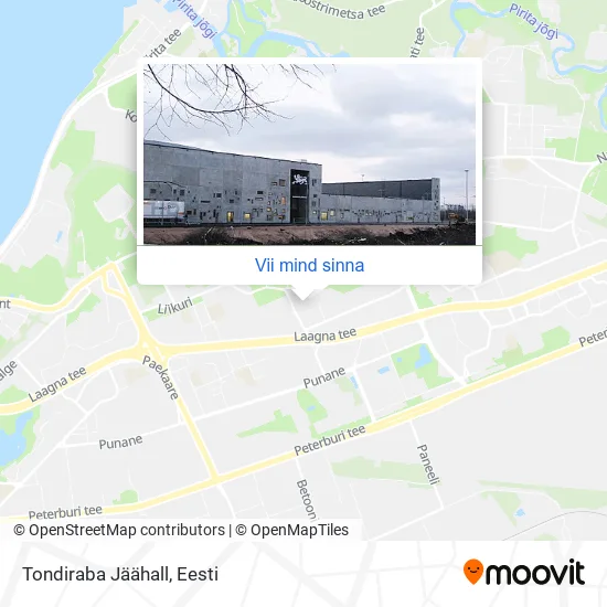 Tondiraba Jäähall kaart