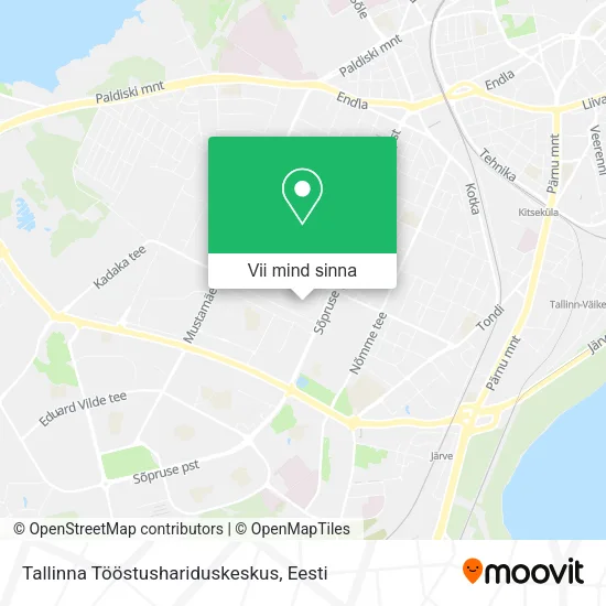 Tallinna Tööstushariduskeskus kaart
