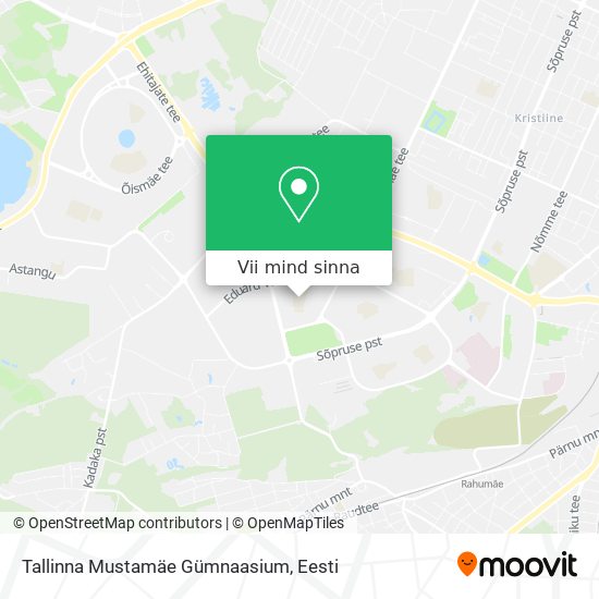 Tallinna Mustamäe Gümnaasium kaart