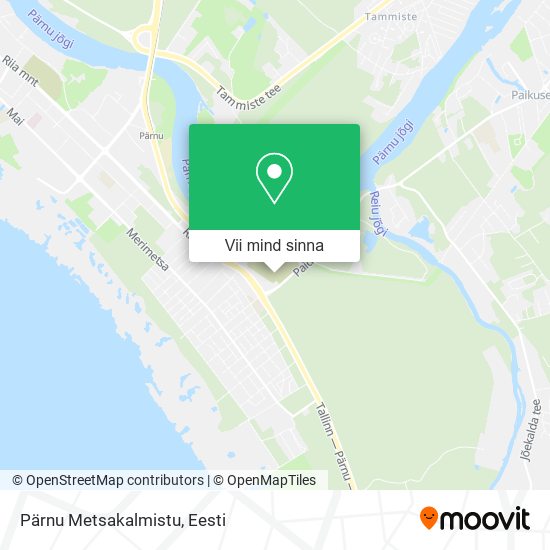 Pärnu Metsakalmistu kaart