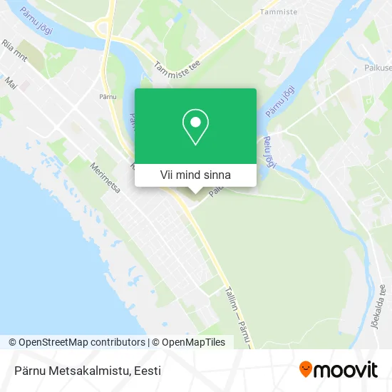 Pärnu Metsakalmistu kaart