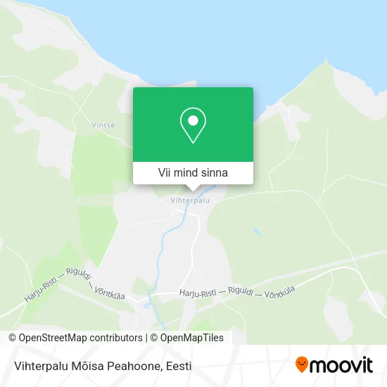Vihterpalu Mõisa Peahoone kaart