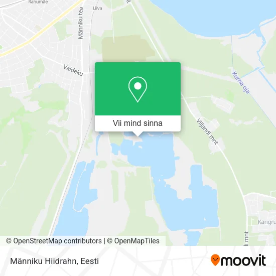 Männiku Hiidrahn kaart