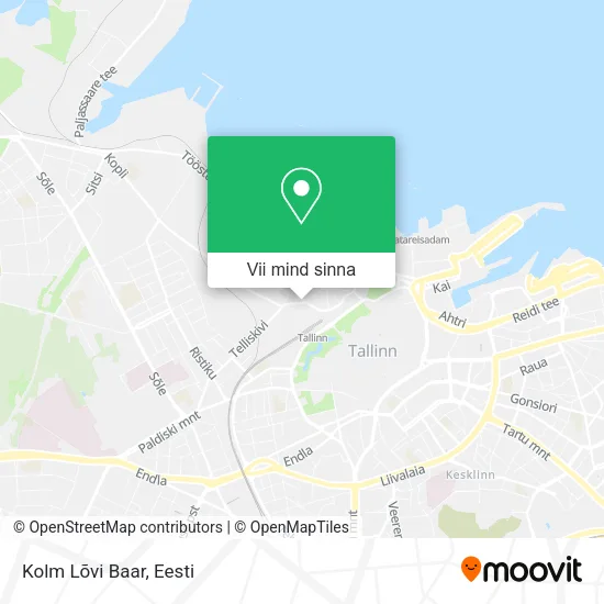 Kolm Lõvi Baar kaart