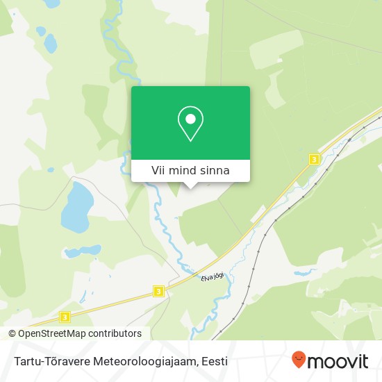 Tartu-Tõravere Meteoroloogiajaam kaart