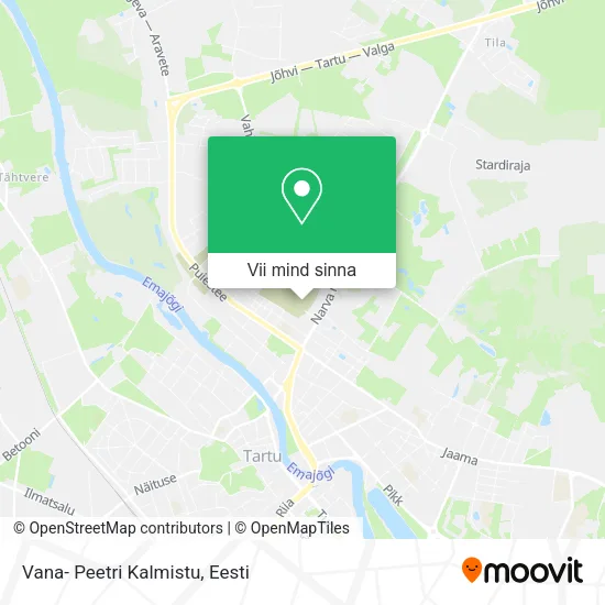 Vana- Peetri Kalmistu kaart
