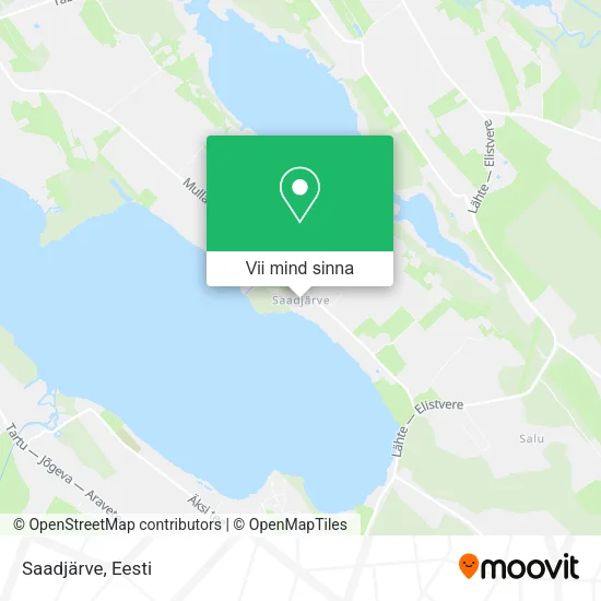 Saadjärve kaart