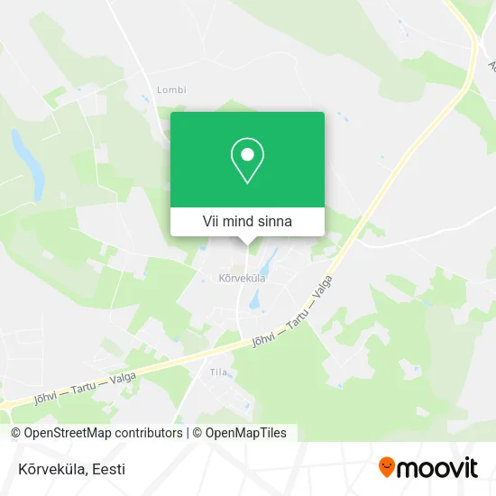 Kõrveküla kaart