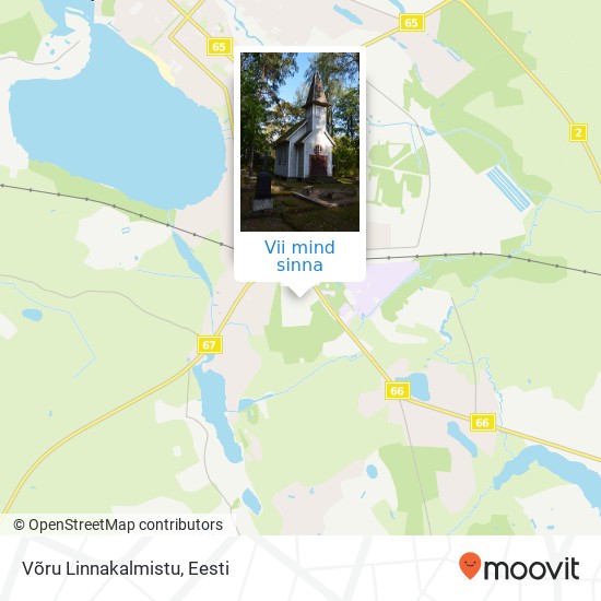 Võru Linnakalmistu kaart