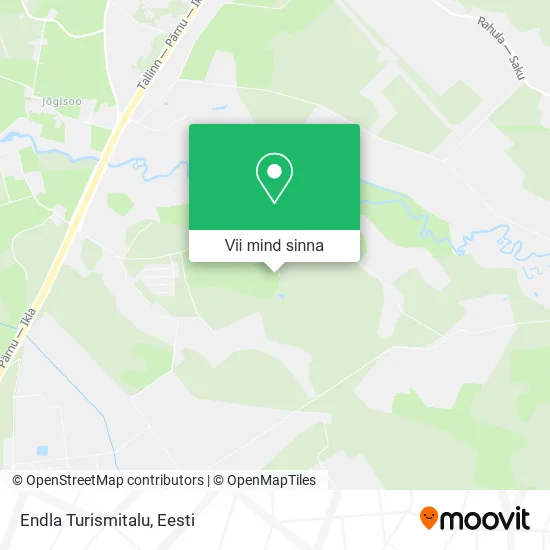 Endla Turismitalu kaart