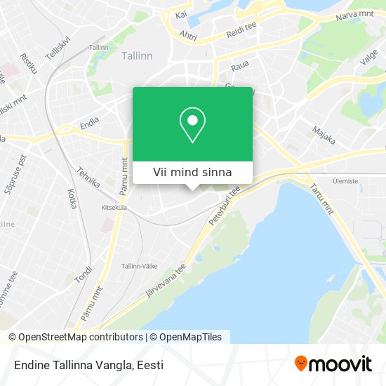 Endine Tallinna Vangla kaart