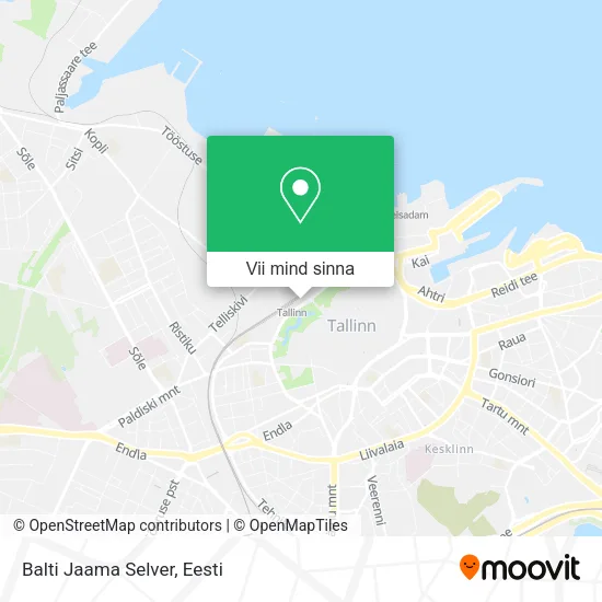 Balti Jaama Selver kaart