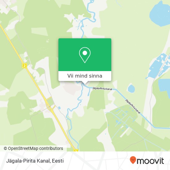 Jägala-Pirita Kanal kaart