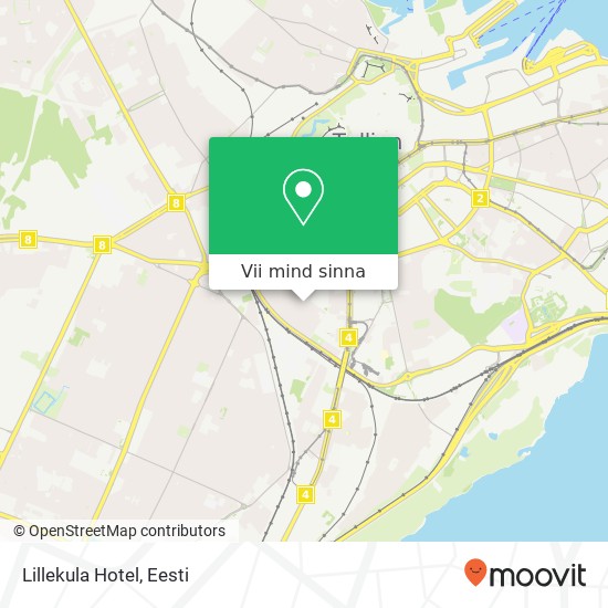 Lillekula Hotel kaart
