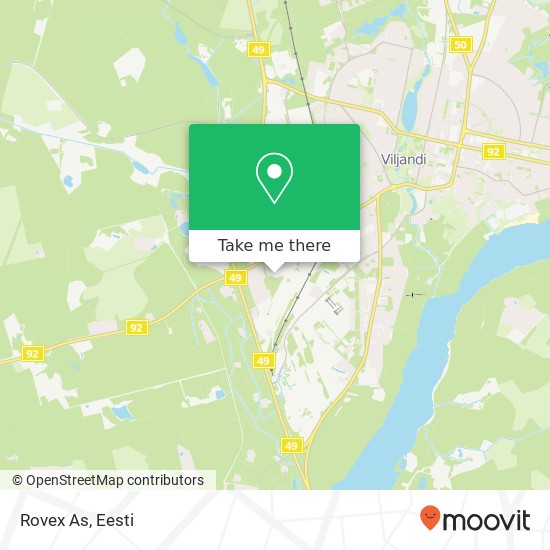 Rovex As kaart