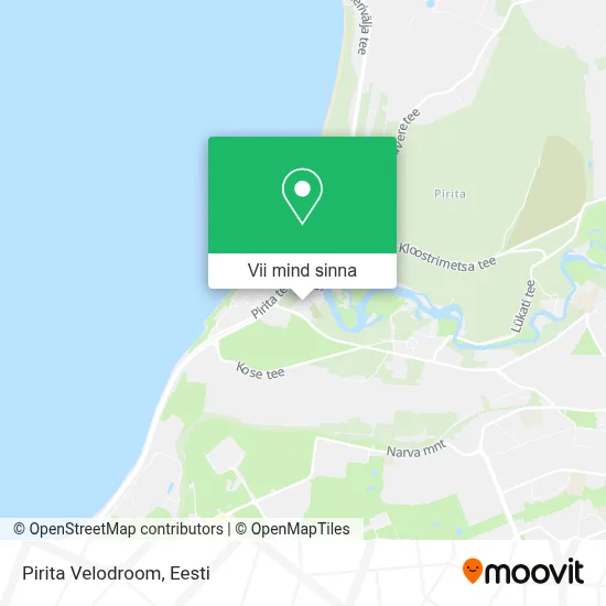 Pirita Velodroom kaart