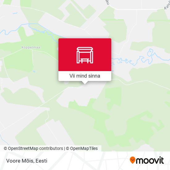 Voore Mõis kaart