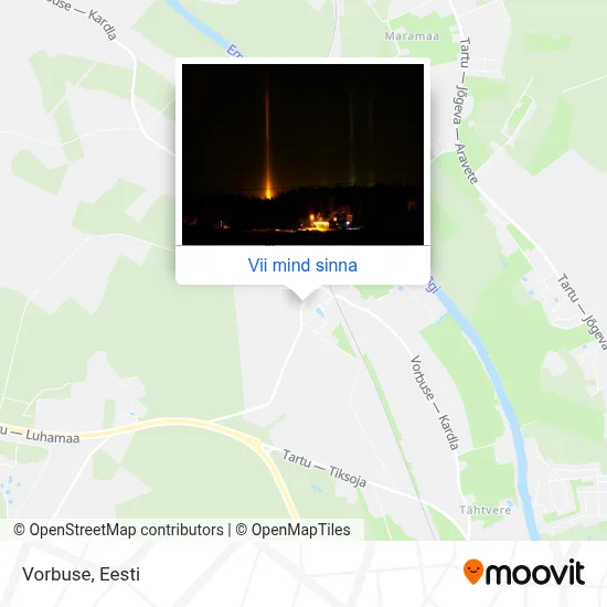 Vorbuse kaart