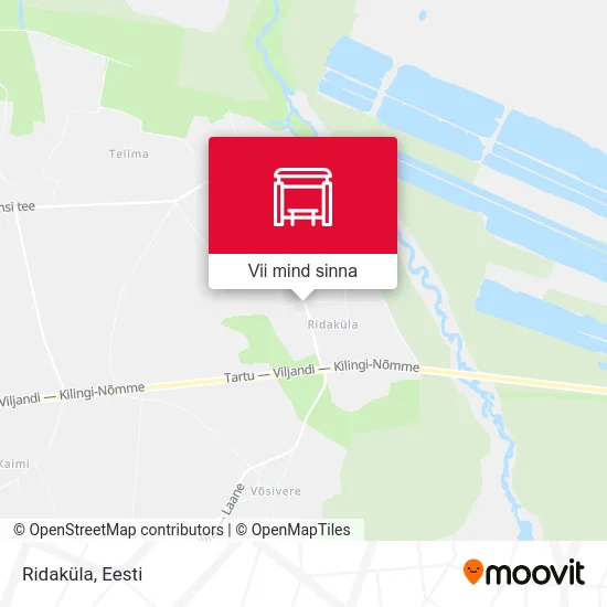 Ridaküla kaart