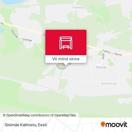 Sinimäe Kalmistu kaart