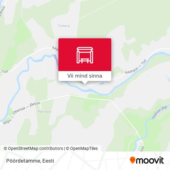 Pöördetamme kaart