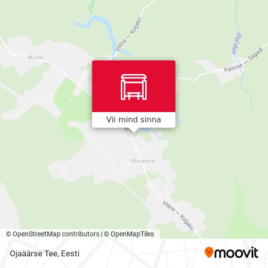 Ojaäärse Tee kaart