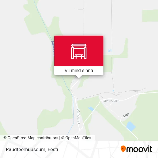 Raudteemuuseum kaart