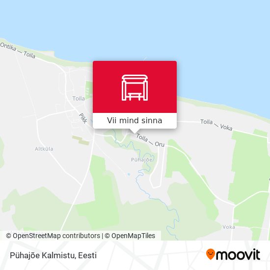 Pühajõe Kalmistu kaart