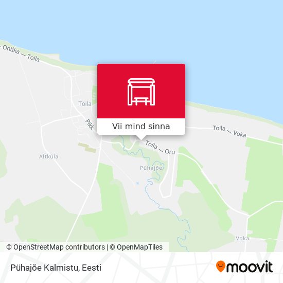 Pühajõe Kalmistu kaart