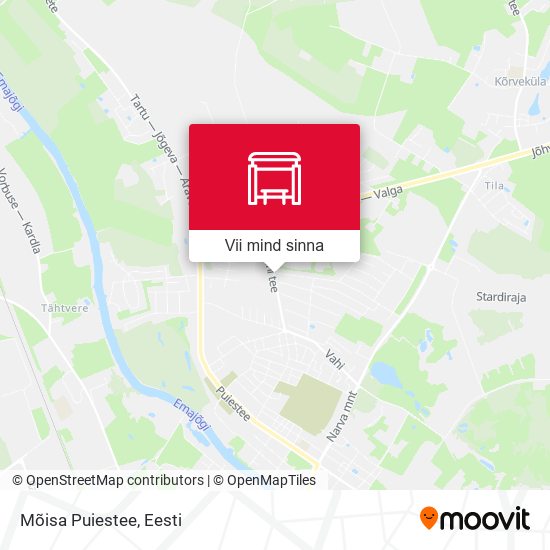 Mõisa Puiestee kaart