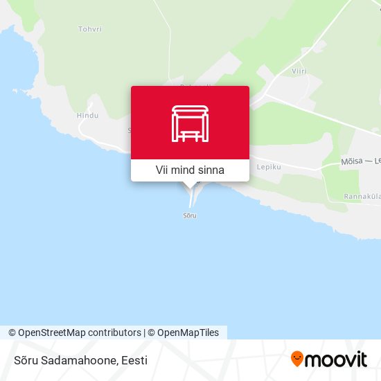 Sõru Sadamahoone kaart
