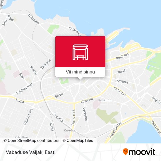Vabaduse Väljak kaart