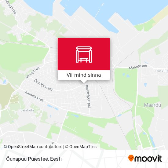 Õunapuu Puiestee kaart