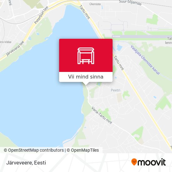 Järveveere kaart