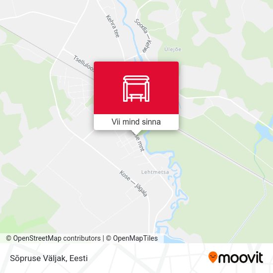 Sõpruse Väljak kaart