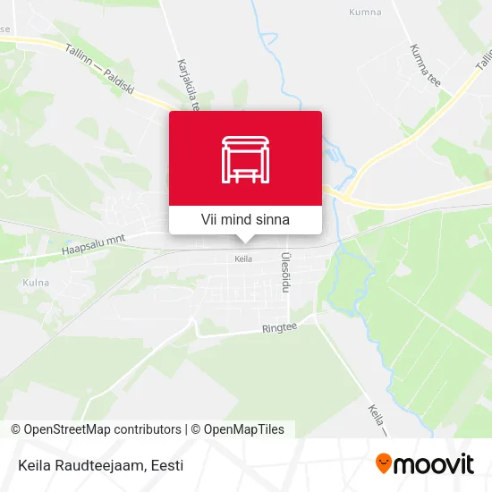 Keila Raudteejaam kaart