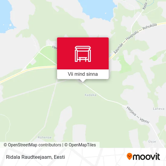 Ridala Raudteejaam kaart