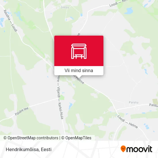 Hendrikumõisa kaart