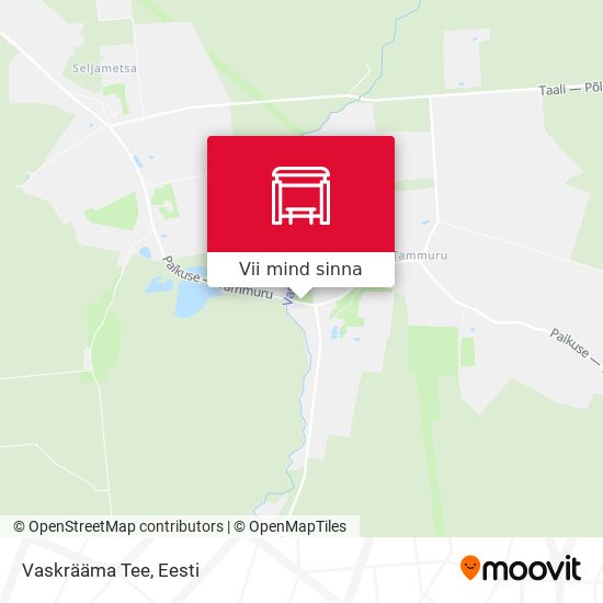 Vaskrääma Tee kaart