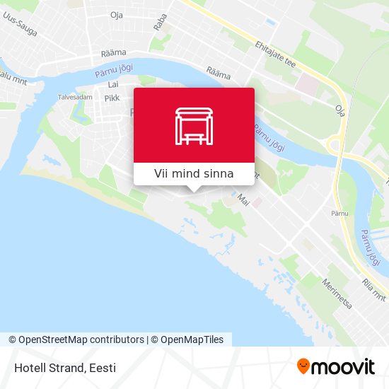 Hotell Strand kaart