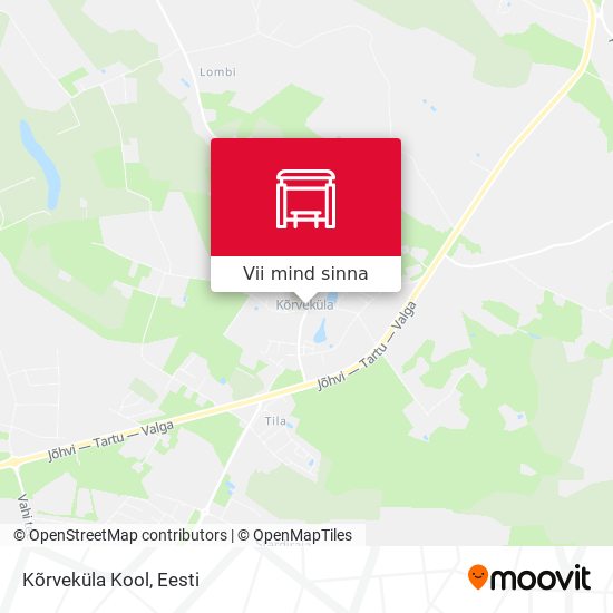 Kõrveküla Kool kaart