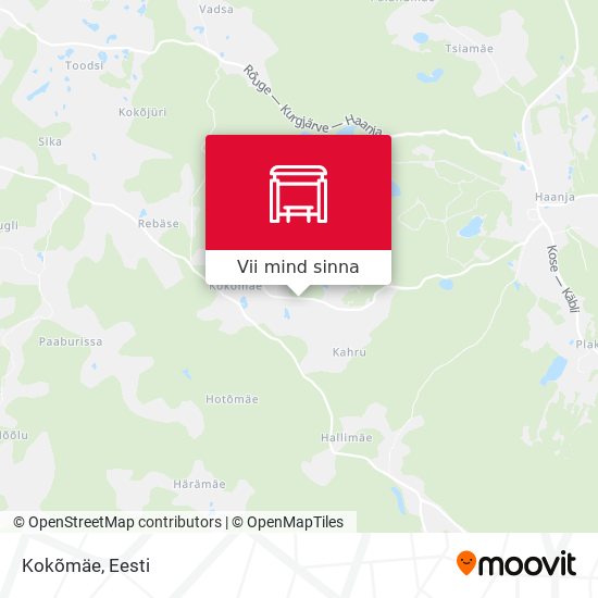 Kokõmäe kaart